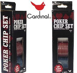 60 Wholesale Cardinal Hundred Piece Poker Chip Sets