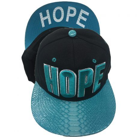 24 Wholesale "hope"-Assorted Color Snapback Caps