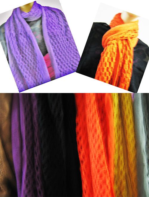 24 Pieces of Women's Magic Scarf In Assorted Colors