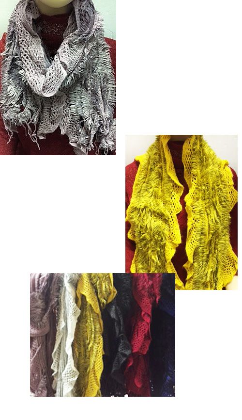24 Pieces of Women's Winter Scarf In Assorted Colors