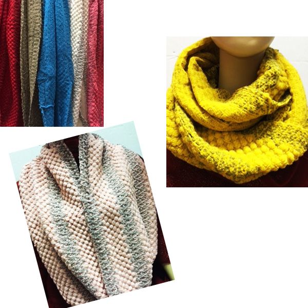 24 Pieces of Women's Assorted Color Scarves
