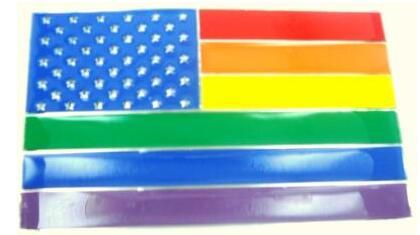 12 Pieces of Rainbow Flag Belt Buckle