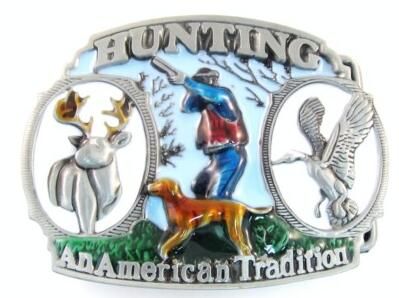 12 Pieces of Hunting American Tradition Belt Buckle
