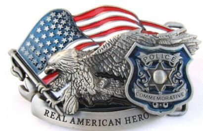 12 Pieces of American Hero Police Belt Buckle