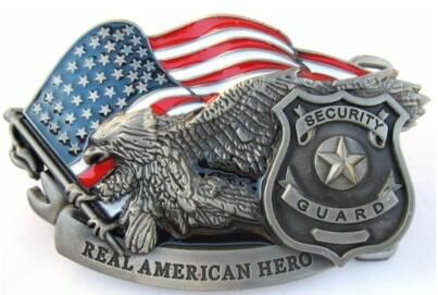 12 Pieces of American Hero Security Guard Belt Buckle