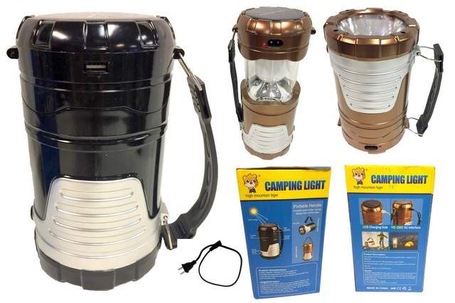 12 Pieces Camping Light Solar And Usb Charger - Camping Gear