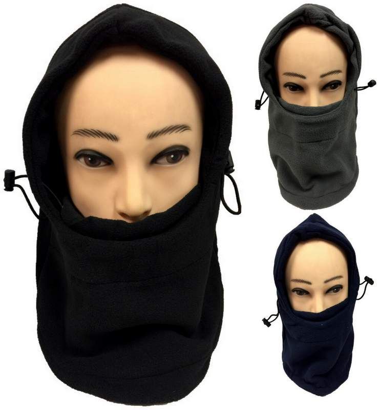 12 Pieces of Winter Hat Scarf Fleece Ski Mask Head Cover