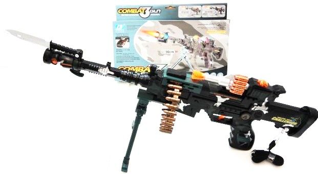 12 Wholesale Camouflage Machine Toy Gun With Lights And Sounds