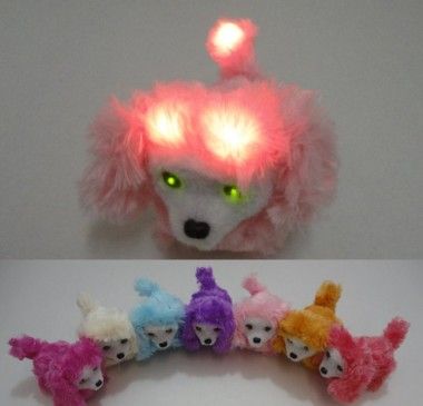 24 Wholesale Light Up Head And Tail Toy Puppy