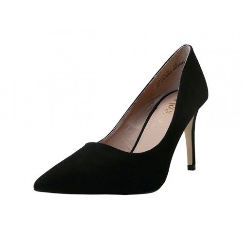 12 Wholesale Women's Mixx Shuz High Heel Pump Bride Shoe Black Print - at -  wholesalesockdeals.com