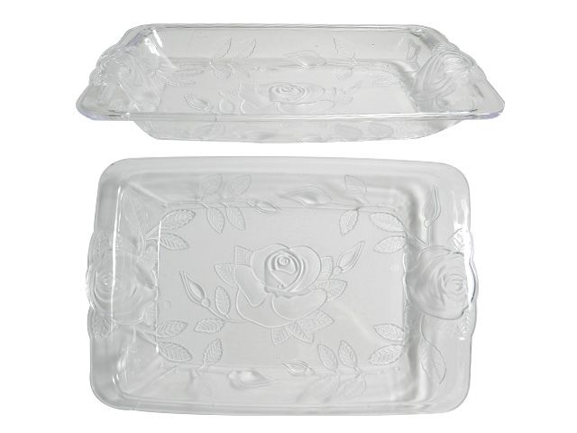 48 Pieces of CrystaL-Like Rectangular Tray