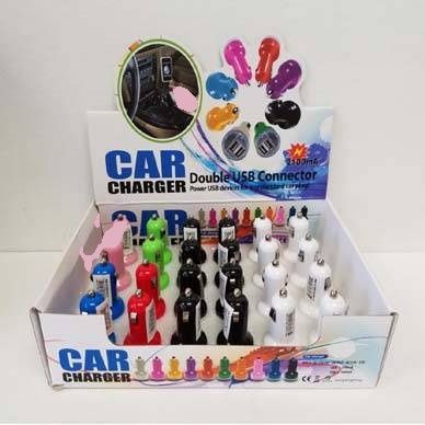48 Pieces of Car Charger Dual Usb Adapter