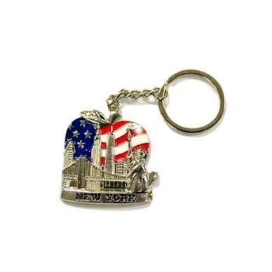 48 Pieces of New York Metal Keychain