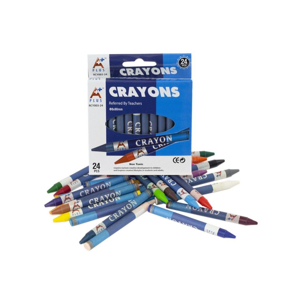 144 Pieces of Wholesale Kids Crayons In 24 Assorted Colors