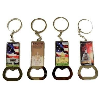 24 Pieces of Washington Dc Bottle Opener Metal Keychain