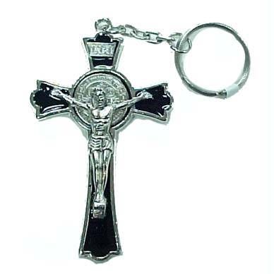 48 Pieces of Big Metal Cross Keychain