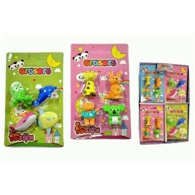 Product 4 Kids Pack of 48 Erasers for Kids Bulk Animal Erasers Caps Kids for