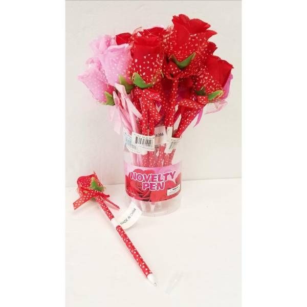24 Pieces of Red And Pink Rose Pen