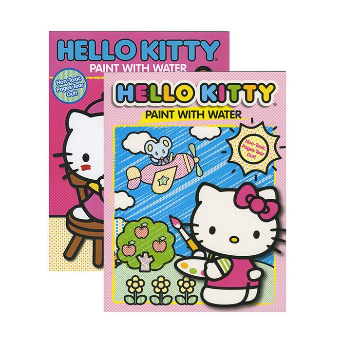 48 Pieces Hello Kitty Paint With Water - Coloring & Activity Books - at ...