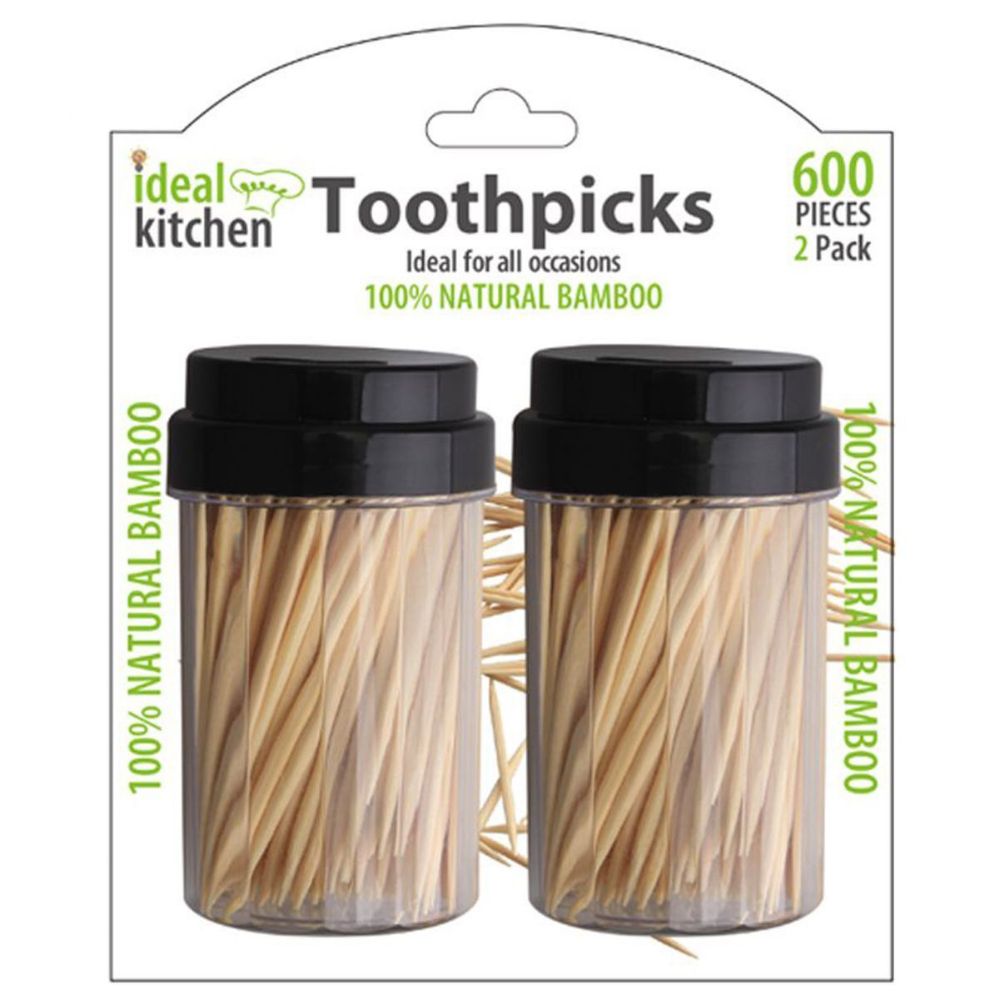 96 Wholesale 2 Pack Bamboo Toothpick