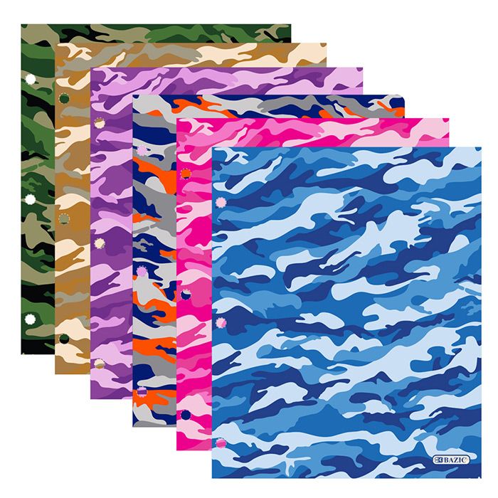 48 Pieces of Camouflage 2-Pocket Portfolios