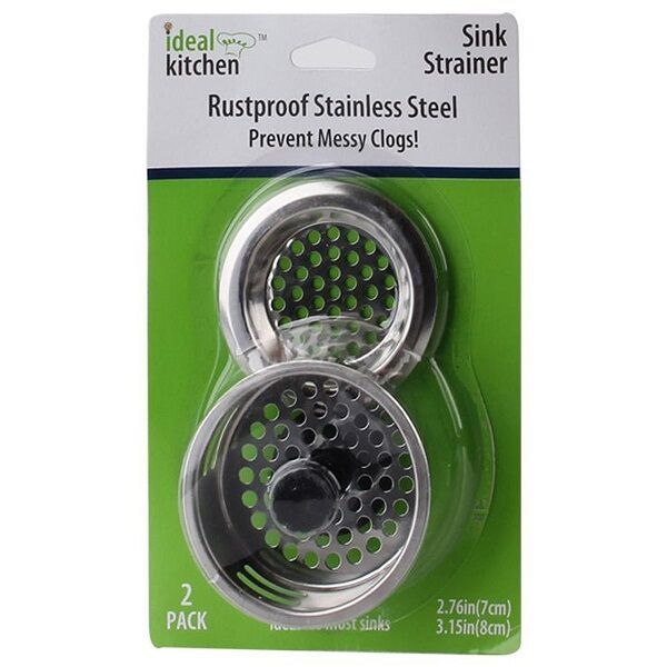 96 Wholesale 2 Pack Stainless Steel Strainer