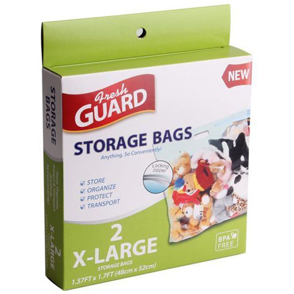 24 Pieces of Fresh Guard Storage Bag X-Large 2PK