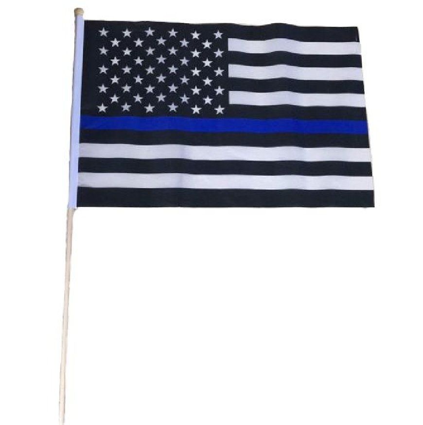 48 Wholesale Stick Flag Dont Blue Lives Matter