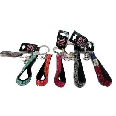 96 Pieces of Rhinestone Strap Keychain