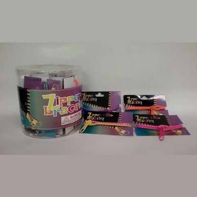 24 Pieces of Zipper Bracelet