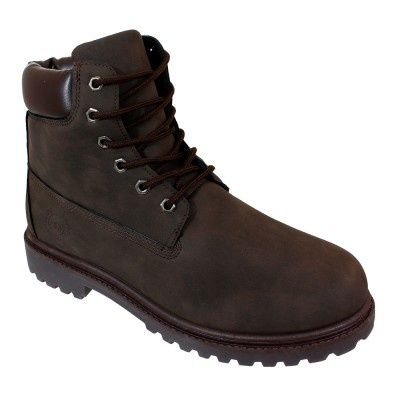 12 Pairs of Men's Pu Leather Workboot Brown