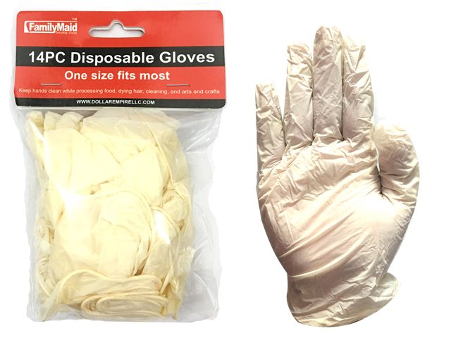 96 Pairs of 14pk Disposable Gloves