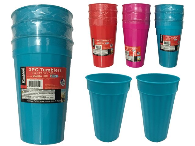 96 Pieces of 3pc Tumblers