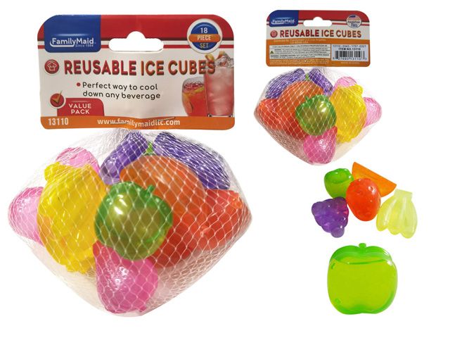 24 Pieces of 18pc Reusable Ice Cubes
