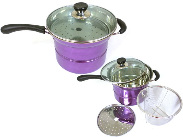 10 Pieces of MultI-Function Stainless Steel Pot