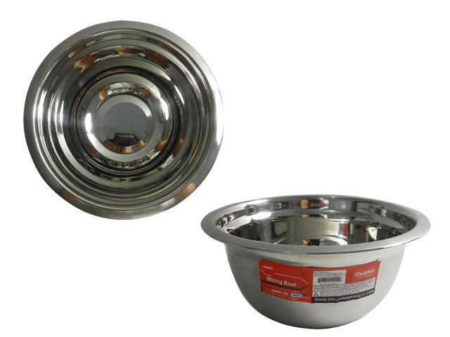 48 Wholesale Stainless Mixing Bowl 6.3"diax3"h
