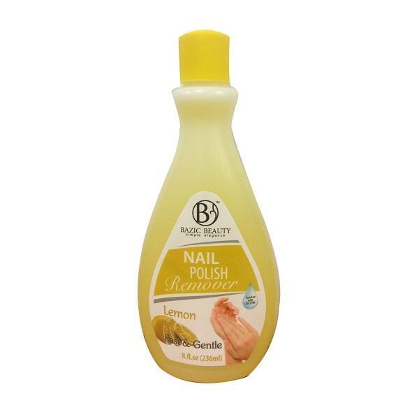 240 Wholesale Bazic Beauty Lemon Nail Polish Remover Shipped By Pallet