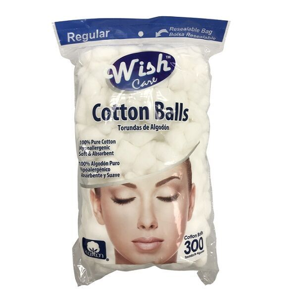 96 Pieces Wish 300 Count Cotton Balls Cotton Balls & Swabs at
