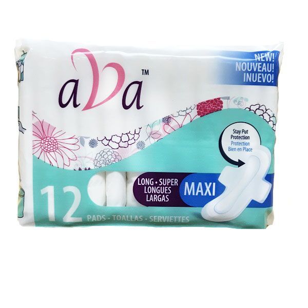 48 Wholesale 12 Piece Ava Maxi Long Sanitary Pads