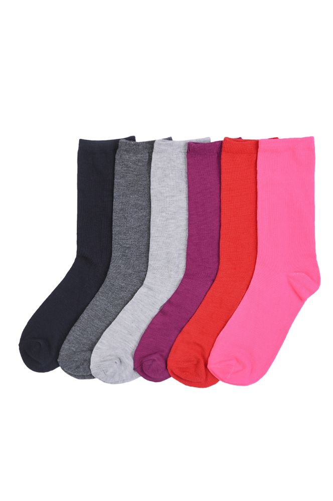 180 Bulk Women's Light Weight Crew Socks Size 9-11 - at ...