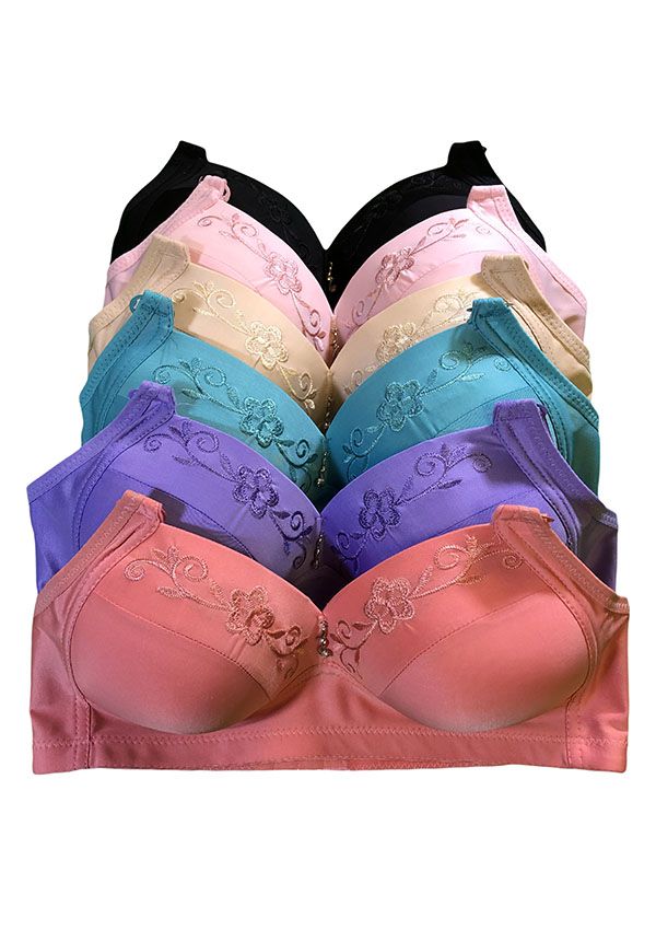 Women Bras 6 pack of No Wire Free Bra A cup B cup C cup Size 36B