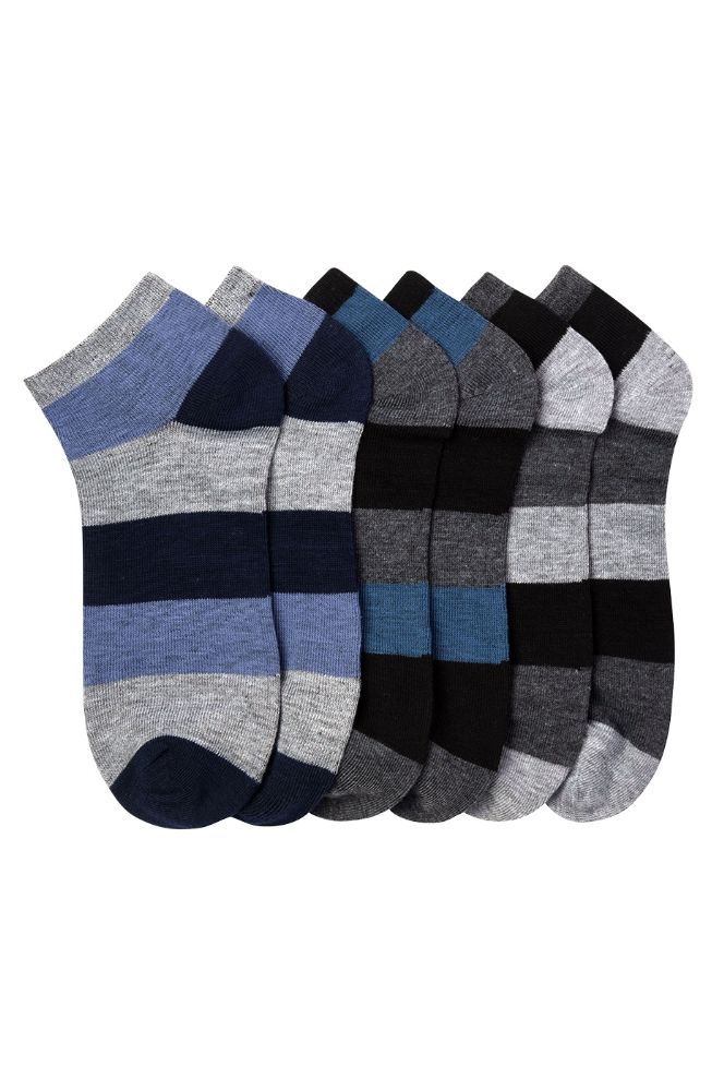 432 Wholesale Men's Spandex Ankle Socks Size 1013 at