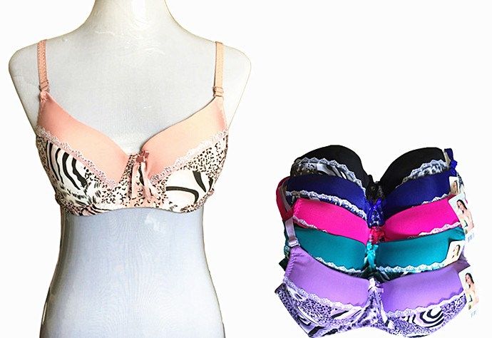 240 Pieces Fashion Padded Bras Packed Assorted Colors With
