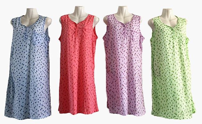60 Wholesale Womens House Duster Night Gown Assorted Sizes