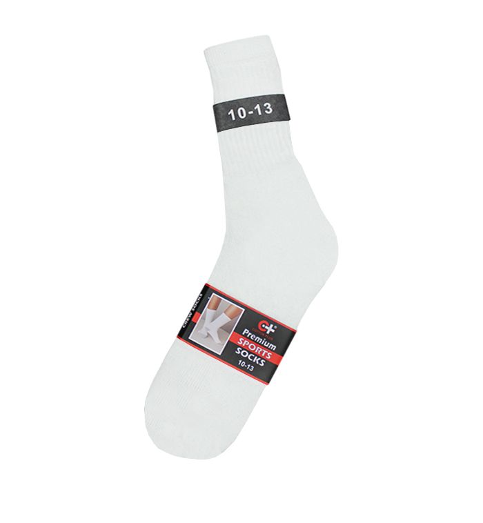 120 Wholesale Kid's White Sport Crew Socks , Sock Size 6-8