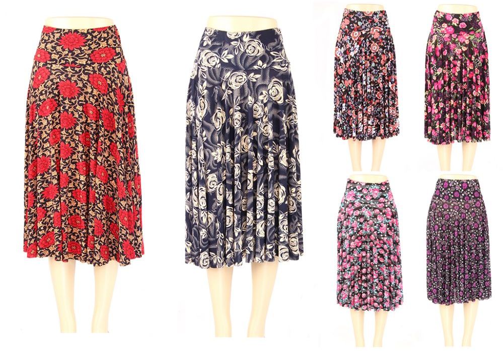 24 Pairs of Womens A Line Floral Skirt Assorted Pattern