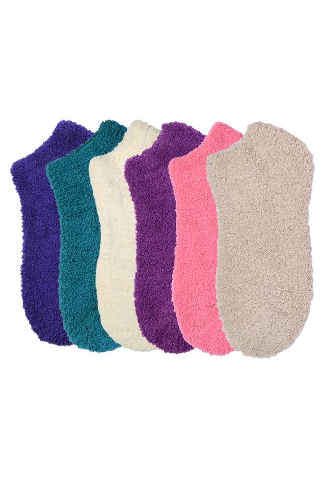 120 Wholesale Women's Plush Soft Socks Size 9-11