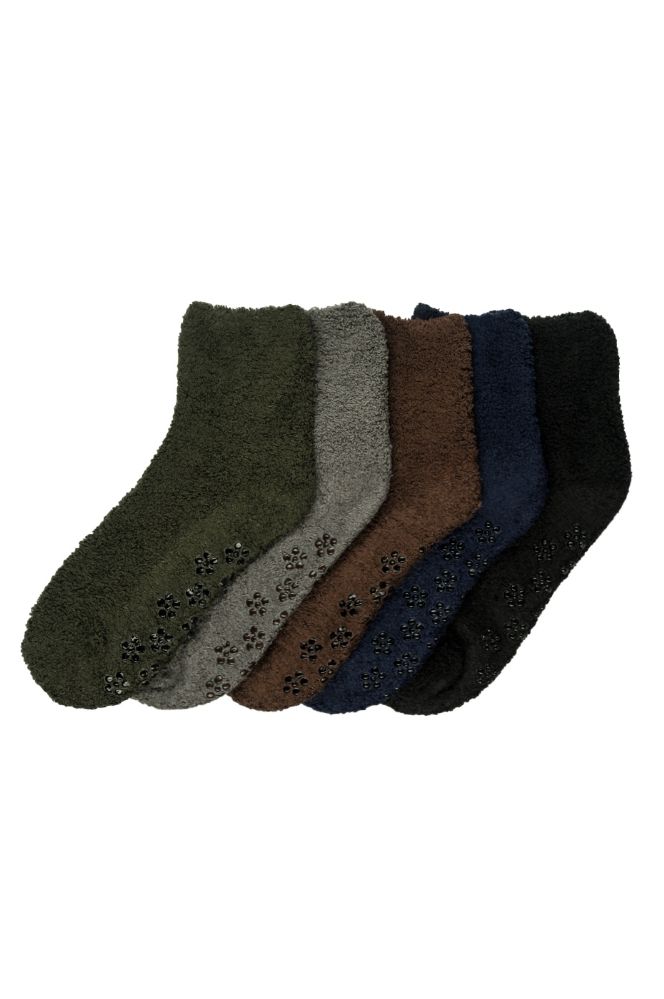 120 Wholesale Women's Plush Soft Socks With Gripper Bottom Size 9-11
