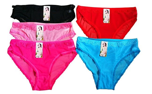 120 Pieces of Womens Assorted Color Panties