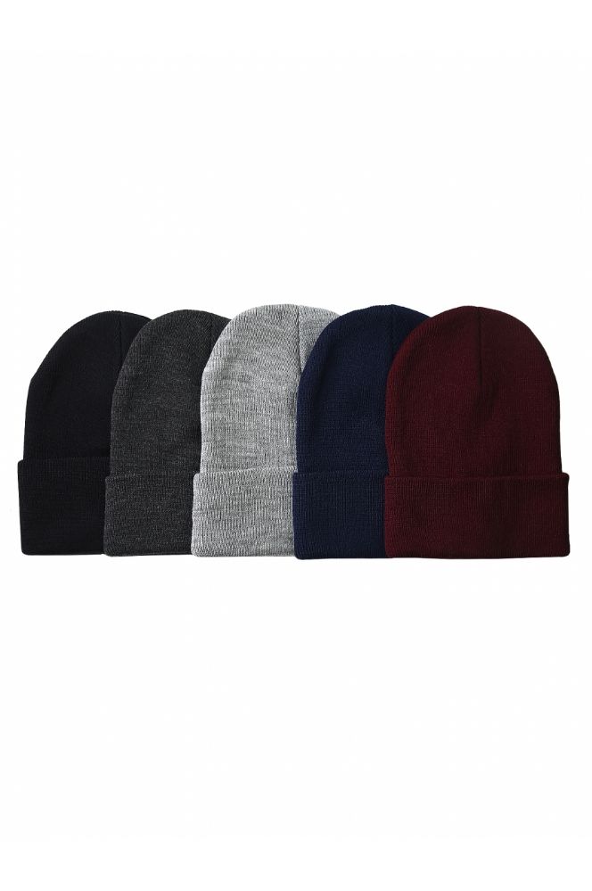 Offers Mens Assorted Beanie Lot of (4)